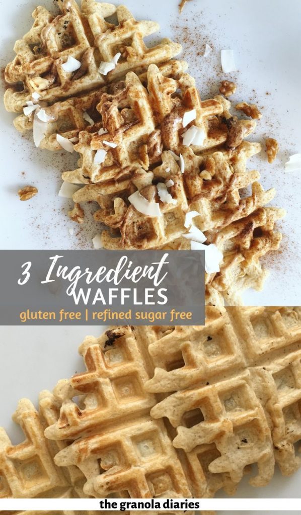 healthy waffles! Naturally gluten free and made with cottage cheese. #cottagecheesewaffles #healthywaffles #highproteinbreakfast