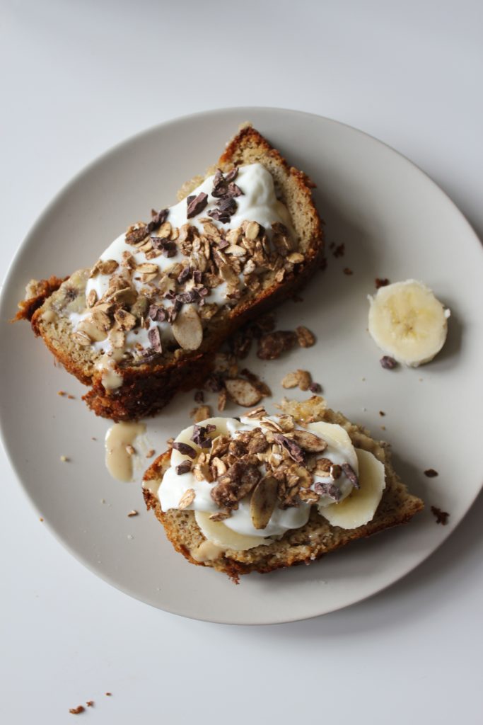 paleo tahini banana bread