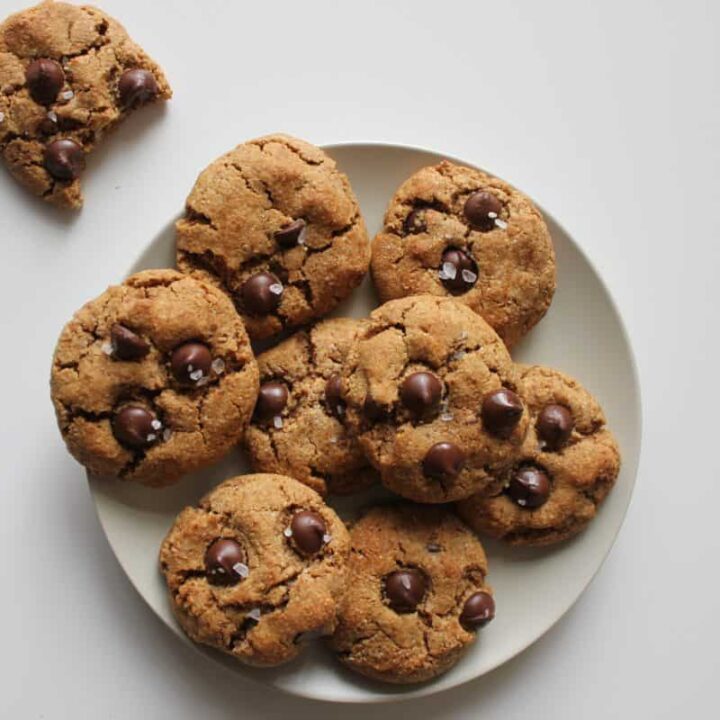 Flourless Chocolate Chip Cookies