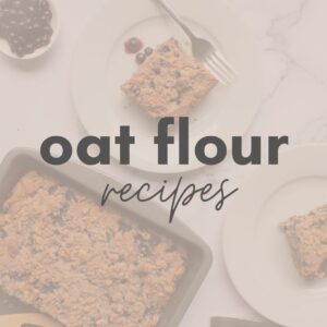 Oat Flour Recipes